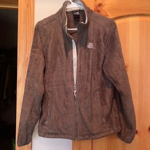 North face fuzzy jacket